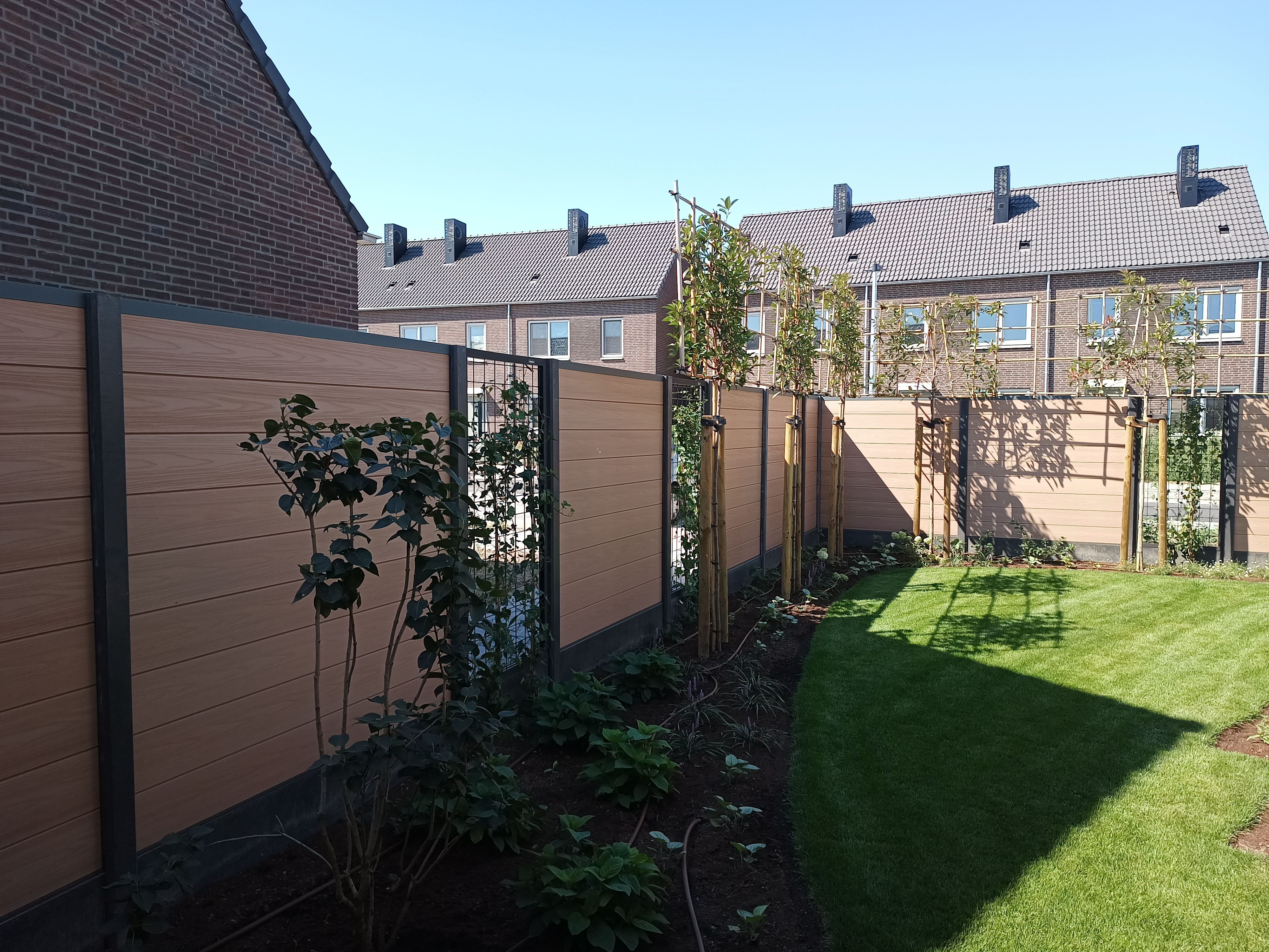 Composiet schutting in Nederweert