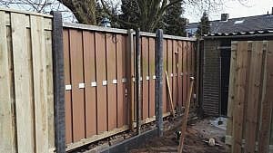 Compostiet schutting verbergen in Maarheeze