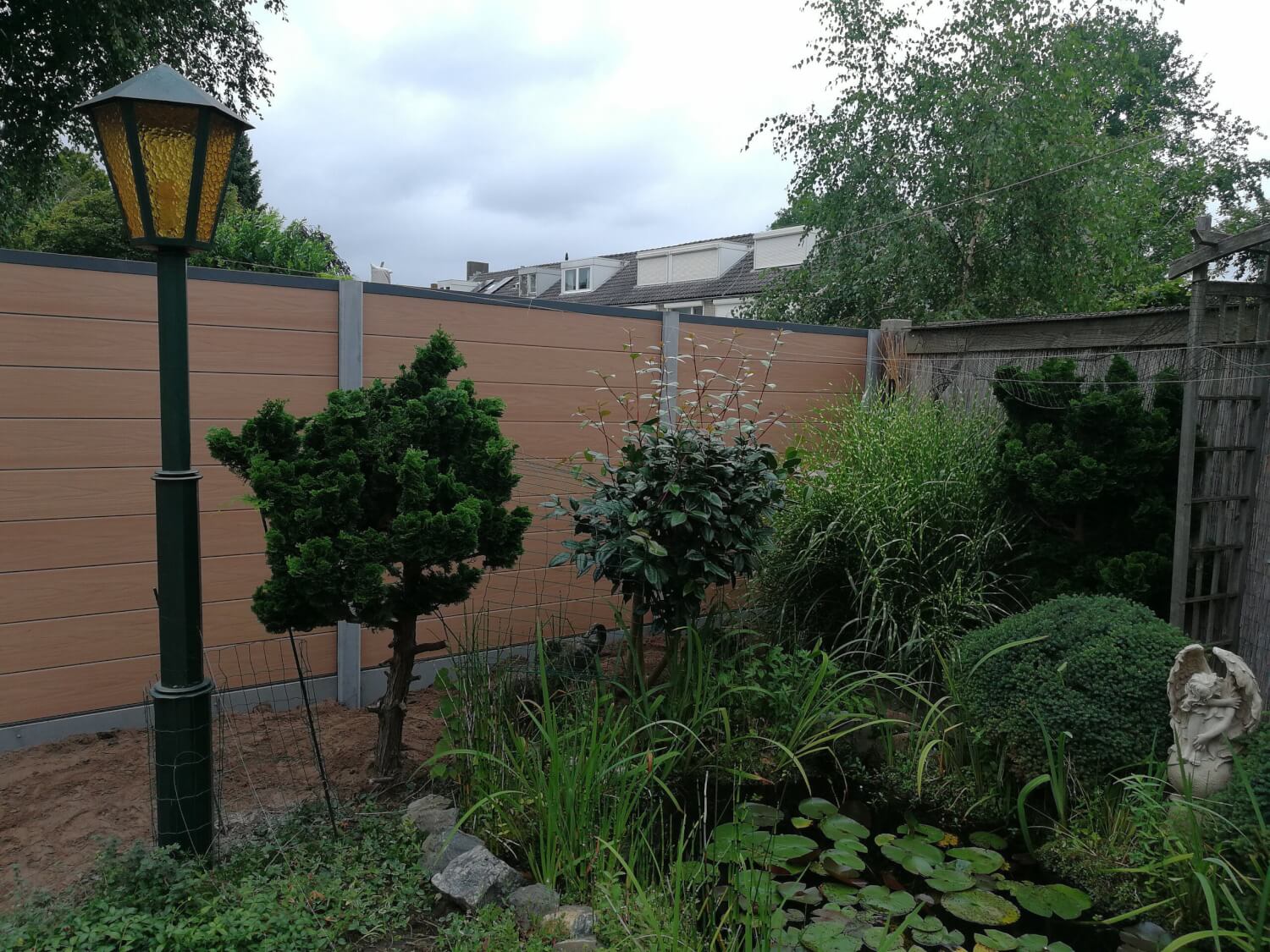 geplaatste composiet schutting in Eindhoven